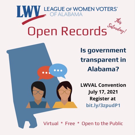LWVAL Convention - Open Records